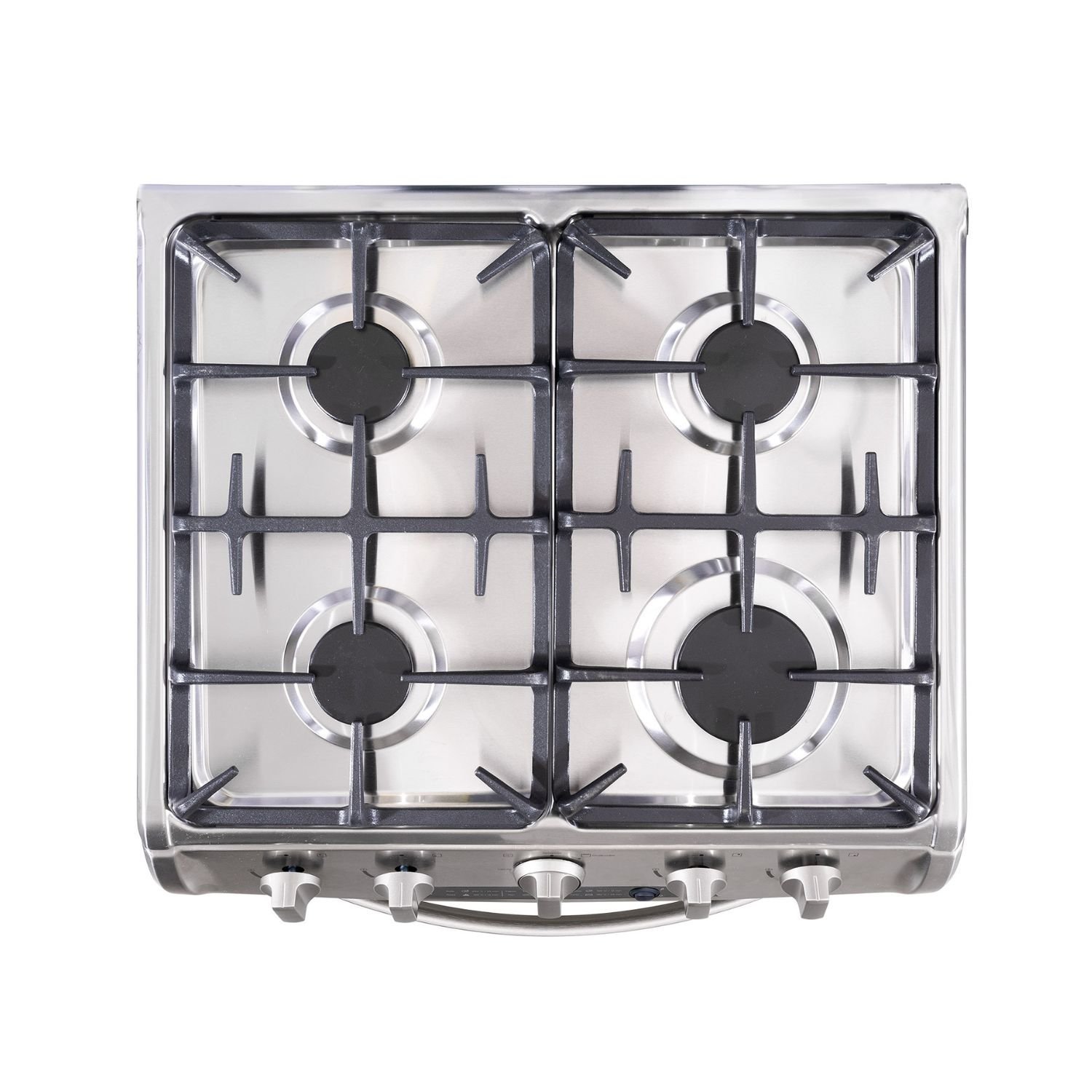 Estufa de Piso HACEB 60cm 4 Puestos Gas Natural Horno Gris - Image 4