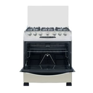 Estufa de Piso HACEB 76 cm 6 Puestos Gas Natural Inox - Image 3