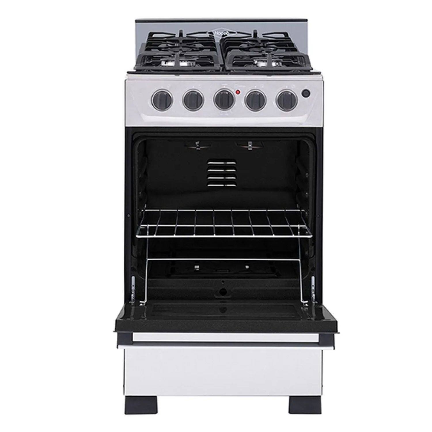 Estufa de Piso HACEB 50cm 4 Puestos GN Horno ROMERO Cristal - Image 3