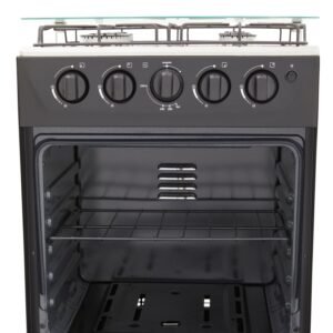 Estufa de Piso HACEB 50cm 4 Puestos Gas Propano Horno Negro - Image 4