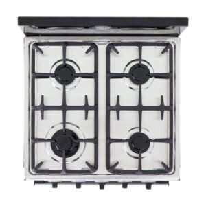 Estufa de Piso HACEB 50cm 4 Puestos Gas Propano Horno Inox - Image 4
