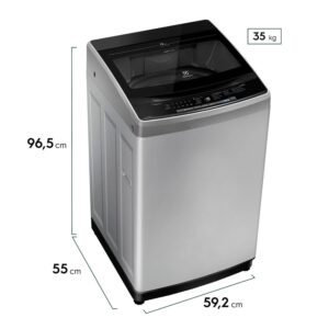 Lavadora ELECTROLUX 12kg/26Lb Carga Superior EWIW12F6USVS Gris - Image 5