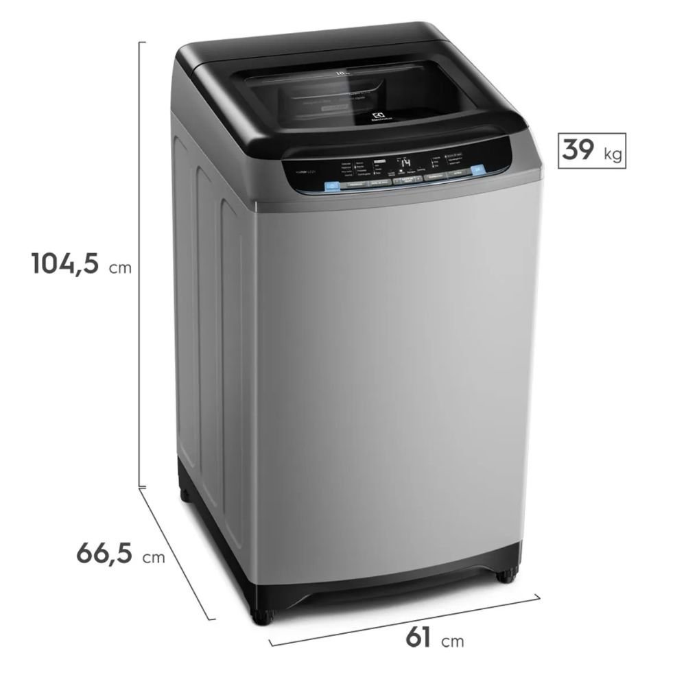 Lavadora ELECTROLUX 16kg Carga Superior EWIX16F3CSG Gris - Image 6