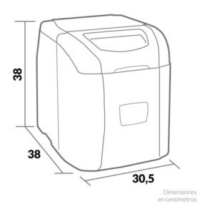 Fabricador de Hielo CHALLENGER 10 Kg FH-8210 Gris - Image 6