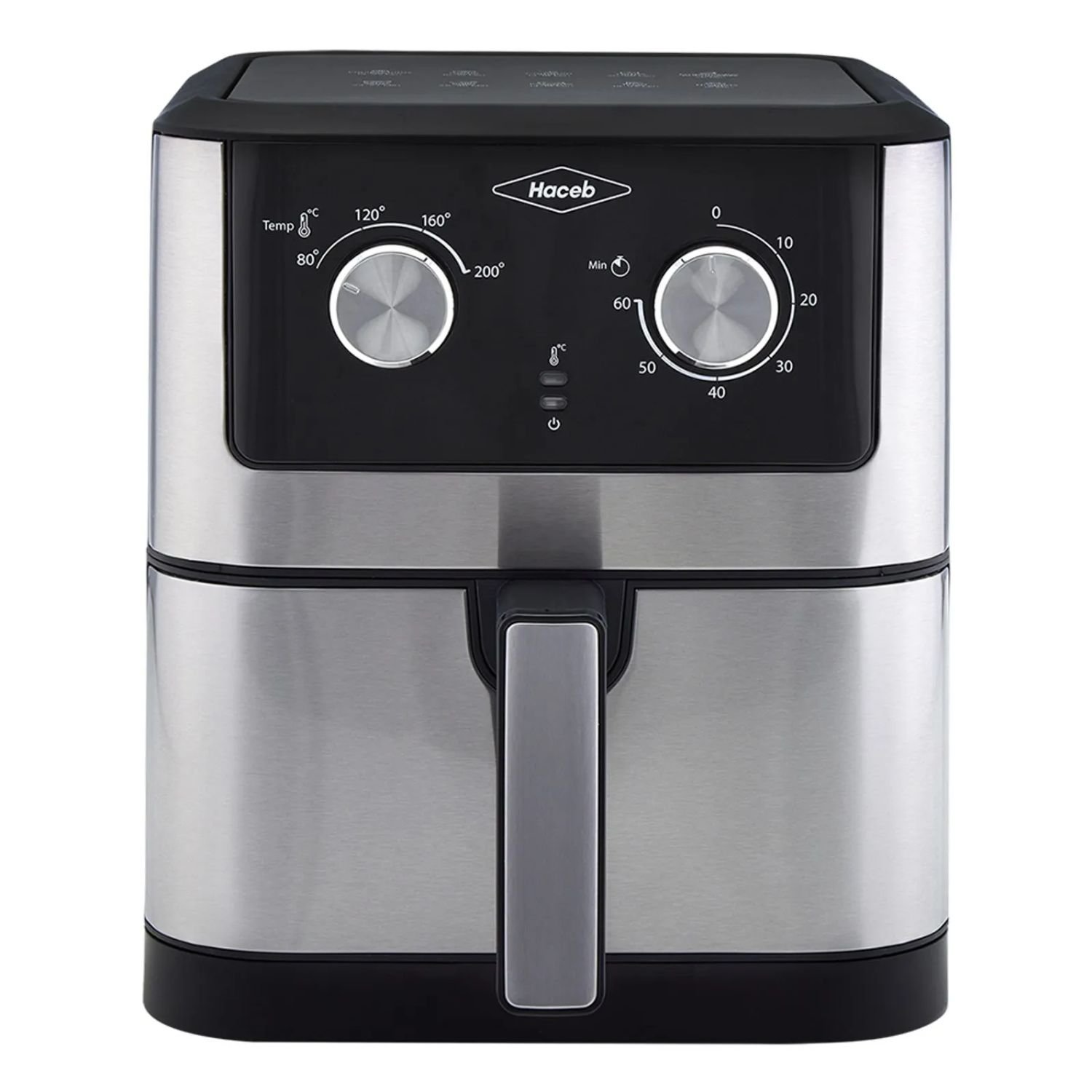 Freidora HACEB 6 Litros Manual Inox - Negro