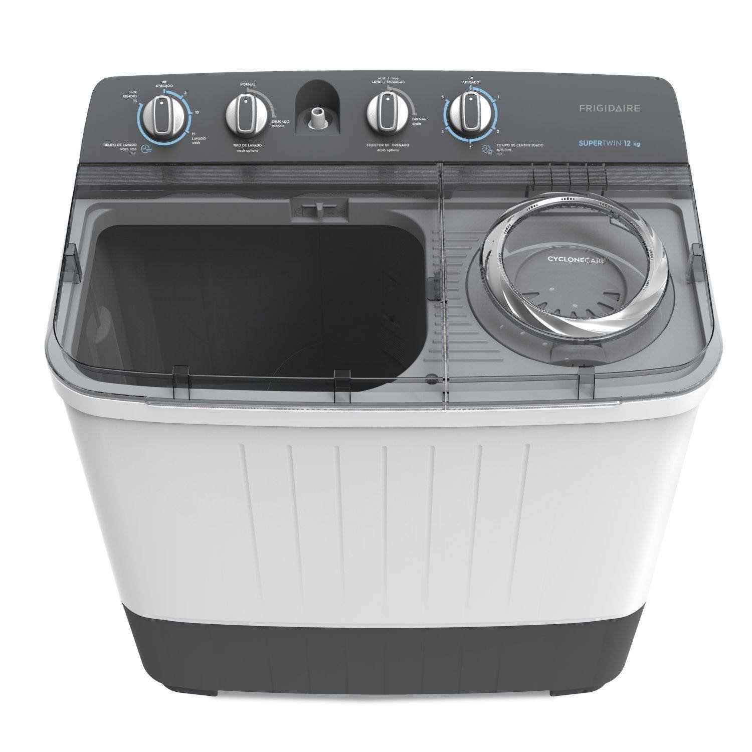 Lavadora FRIGIDAIRE 12 kilos Doble Tina FWTM12M6BUXWBlanca - Image 2