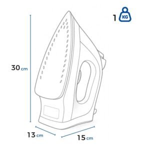 Plancha de Ropa OSTER 160ml Vapor Vertical GCSTAC6953 Negra - Image 8