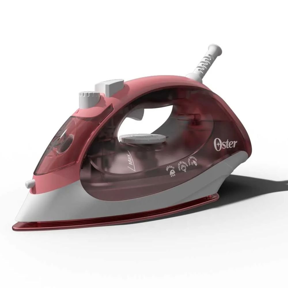 Plancha de Ropa OSTER 250ml 1200w Antiadherente GCSTBS5053 Rosado