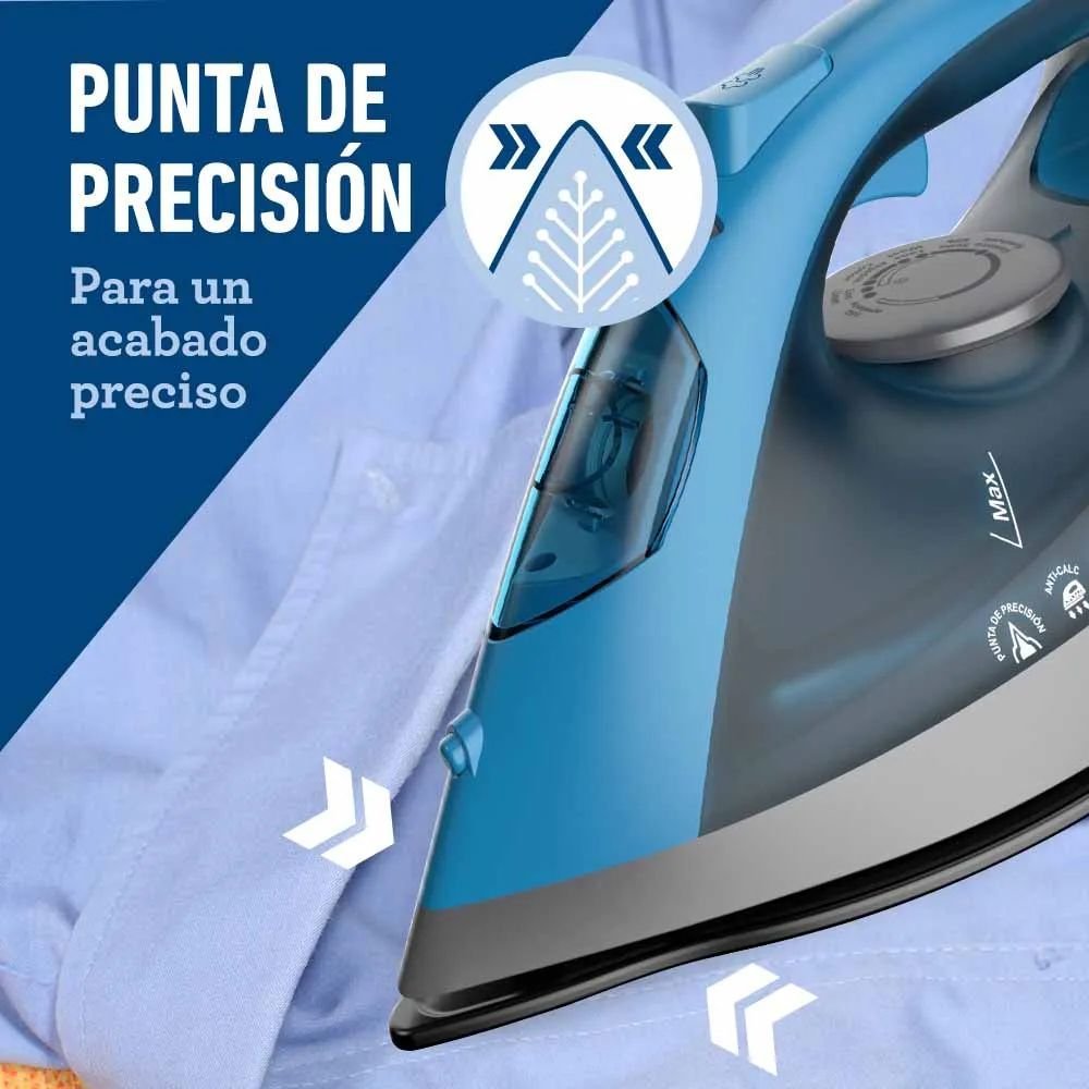 Plancha de Ropa OSTER 250ml Vapor Aeroceramic GCSTBS6052 Azul - Image 5