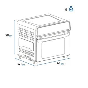 Horno Freidor CHALLENGER 23 Litros 1600 W HAF-2023 Digital - Image 8