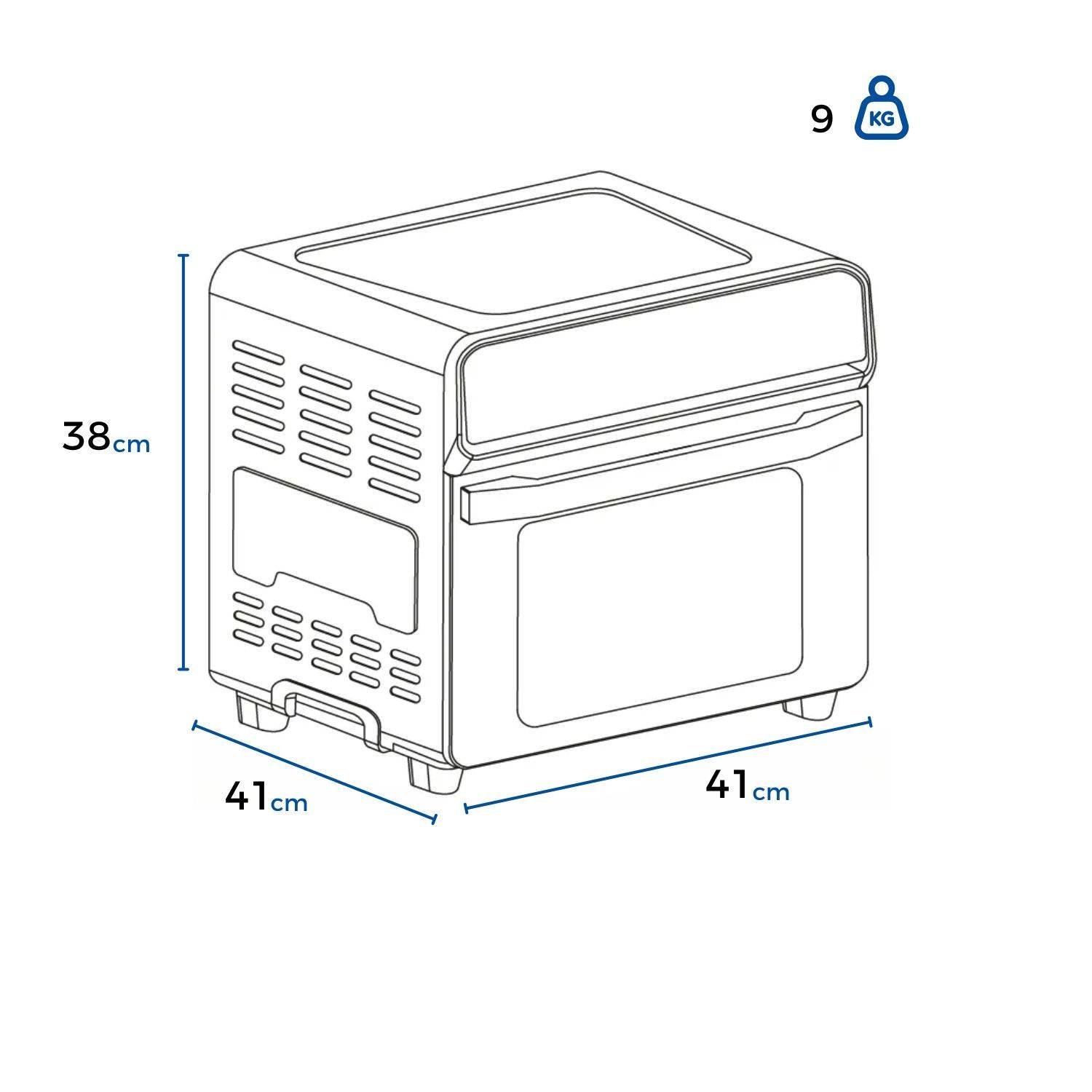 Horno Freidor CHALLENGER 23 Litros 1600 W HAF-2023 Digital - Image 8