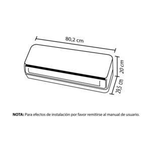 Aire Acondicionado 12000 BTU Inverter 220V HACEB Blanco - Image 7