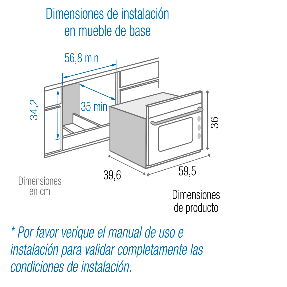 Horno de Empotrar CHALLENGER Electrico 56.8cm HE-2495 Inox - Image 4
