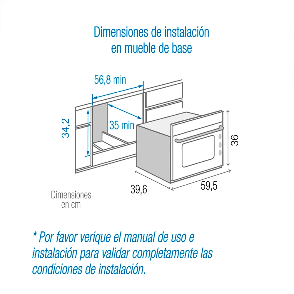 Horno de Empotrar CHALLENGER Electrico 56.8cm HE-2495 Negro - Image 8