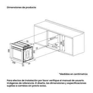 Horno de Empotrar CHALLENGER Electrico 220V Air Fryer HE9661 - Image 8