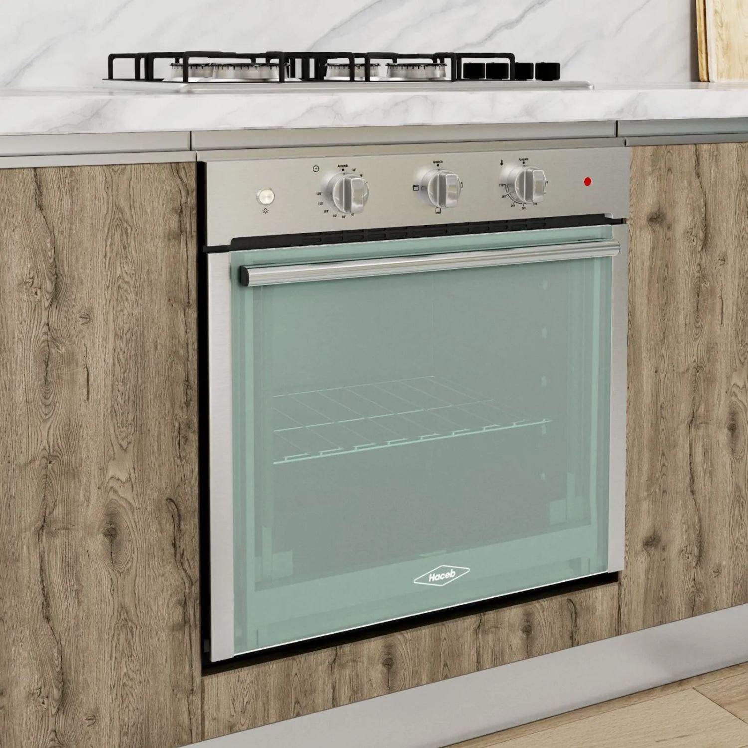 Horno de Empotrar HACEB Electrico 60cm 120V TANDOORI Inox - Image 4