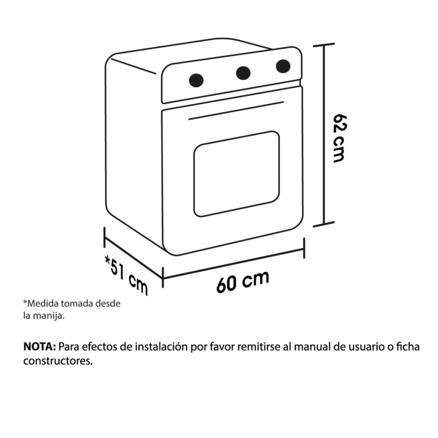 Horno de Empotrar HACEB Electrico 60cm 120V TOFU Negro - Image 5