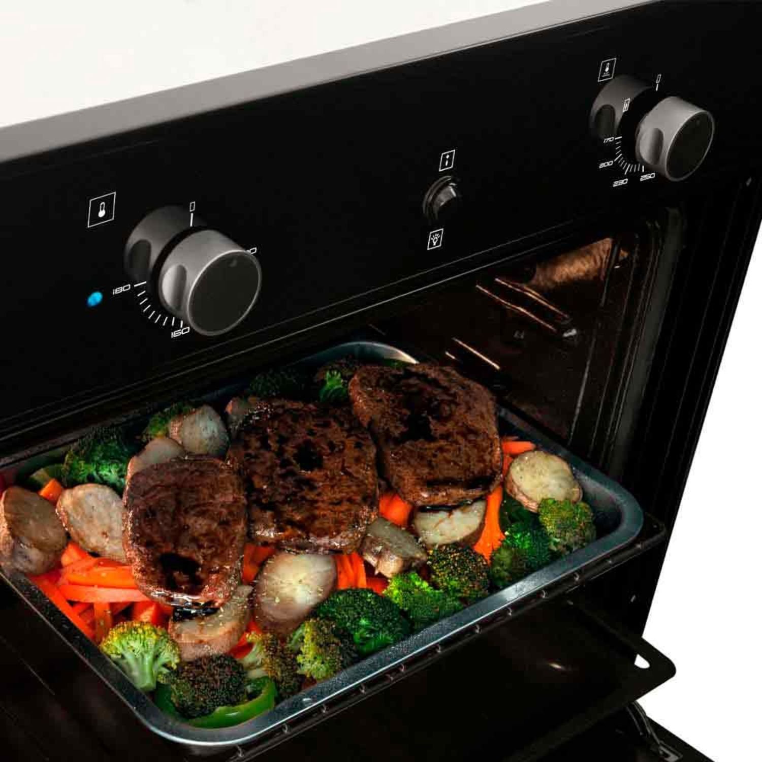 Horno de Empotrar CHALLENGER 60 cm Mixto HG 2560 NEGRA - Image 4