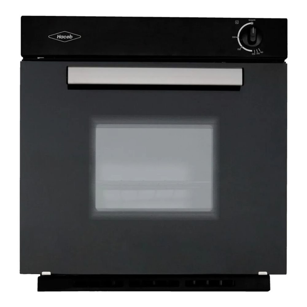 Horno de Empotrar HACEB Gas Natural 60 cm 120V CASIA Negro