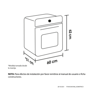 Horno de Empotrar HACEB Gas Natural 60cm TANDOORI Negro - Image 5