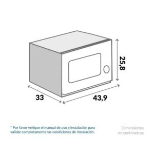 Horno Microondas CHALLENGER 20 Litros HM-8007 Gris - Image 4