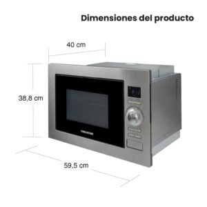 Horno Microondas Empotrable CHALLENGER 25Lt HM-8023 Gris - Image 6