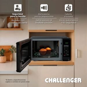 Horno Microondas CHALLENGER 32 Litros Digital HM 8046 Negro - Image 4