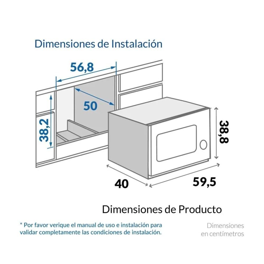 Horno Microondas Empotrar CHALLENGER 28 Litros HM-8110 Negro - Image 4