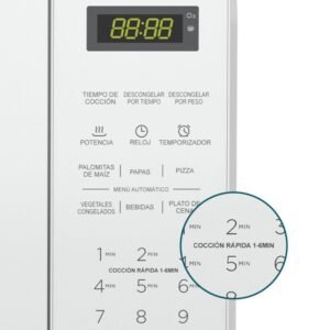 Horno Microondas MABE 20 Litros HMM07BR Blanco - Image 5