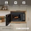 Horno Microondas CHALLENGER 20 Litros HM_8008 Negro - Image 4