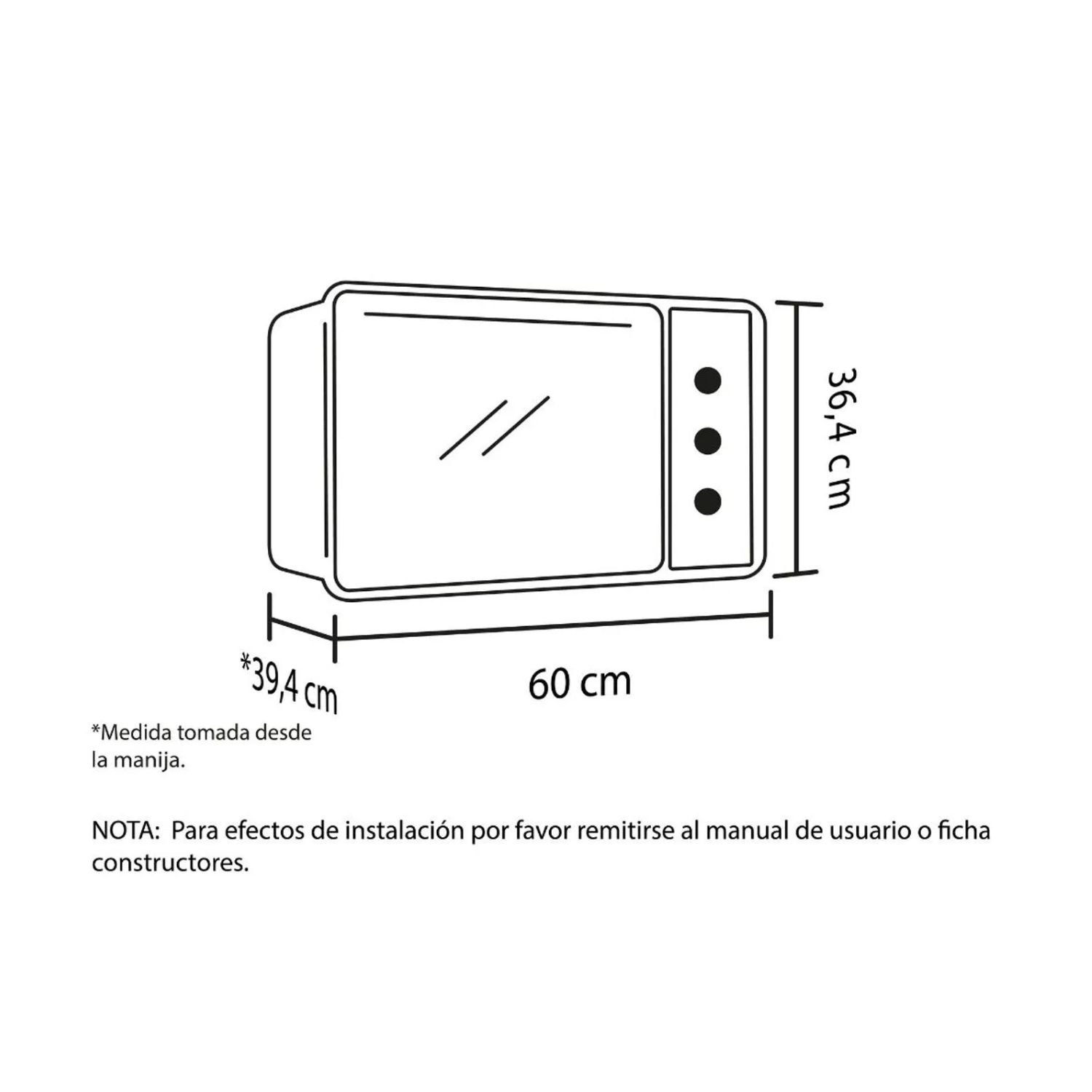 Horno de Empotrar HACEB Electrico Medio Formato 120V Negro - Image 5