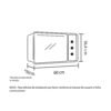 Horno de Empotrar HACEB Electrico Medio Formato 220V Negro - Image 5