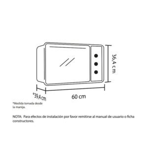 Horno de Empotrar HACEB Electrico Medio Formato 220V Negro - Image 5