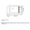 Horno Microondas HACEB 20 Litros Acero - Image 4