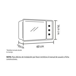 Horno de Empotrar HACEB Electrico Medio Formato 120V Inox - Image 5