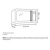 Horno Microondas HACEB 31 Litros Inox con Grill - Image 5