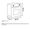 Horno de Empotrar HACEB Mixto Gas Propano 60cm Negro - Image 5