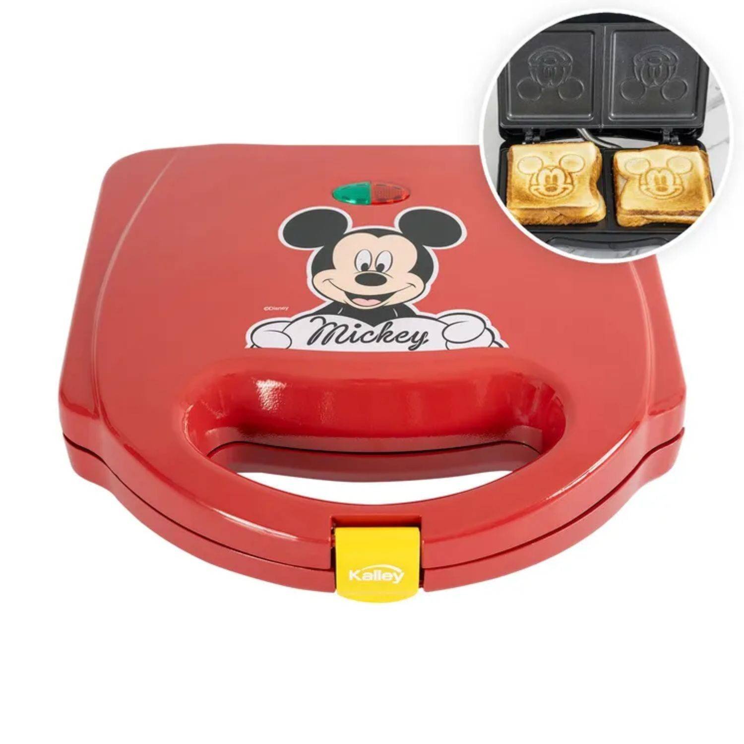 Sanduchera KALLEY 760w K-DSM101 Antiadherente Rojo