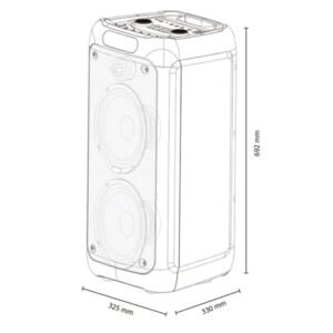 Parlante KALLEY Inalambrico 100W Bluetooth FM K-SPK100W - Image 8