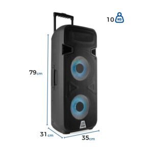 Parlante KALLEY 300W Bluetooth USB K-SPK300D Negro - Image 4