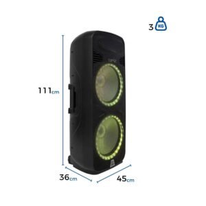 Parlante KALLEY 400W Karaoke FM Bluetooth K-SPK400 - Image 8