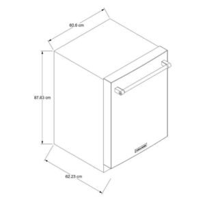 Lavavajillas Empotrable KITCHENAID 70 Piezas KDTM604KPS - Image 8