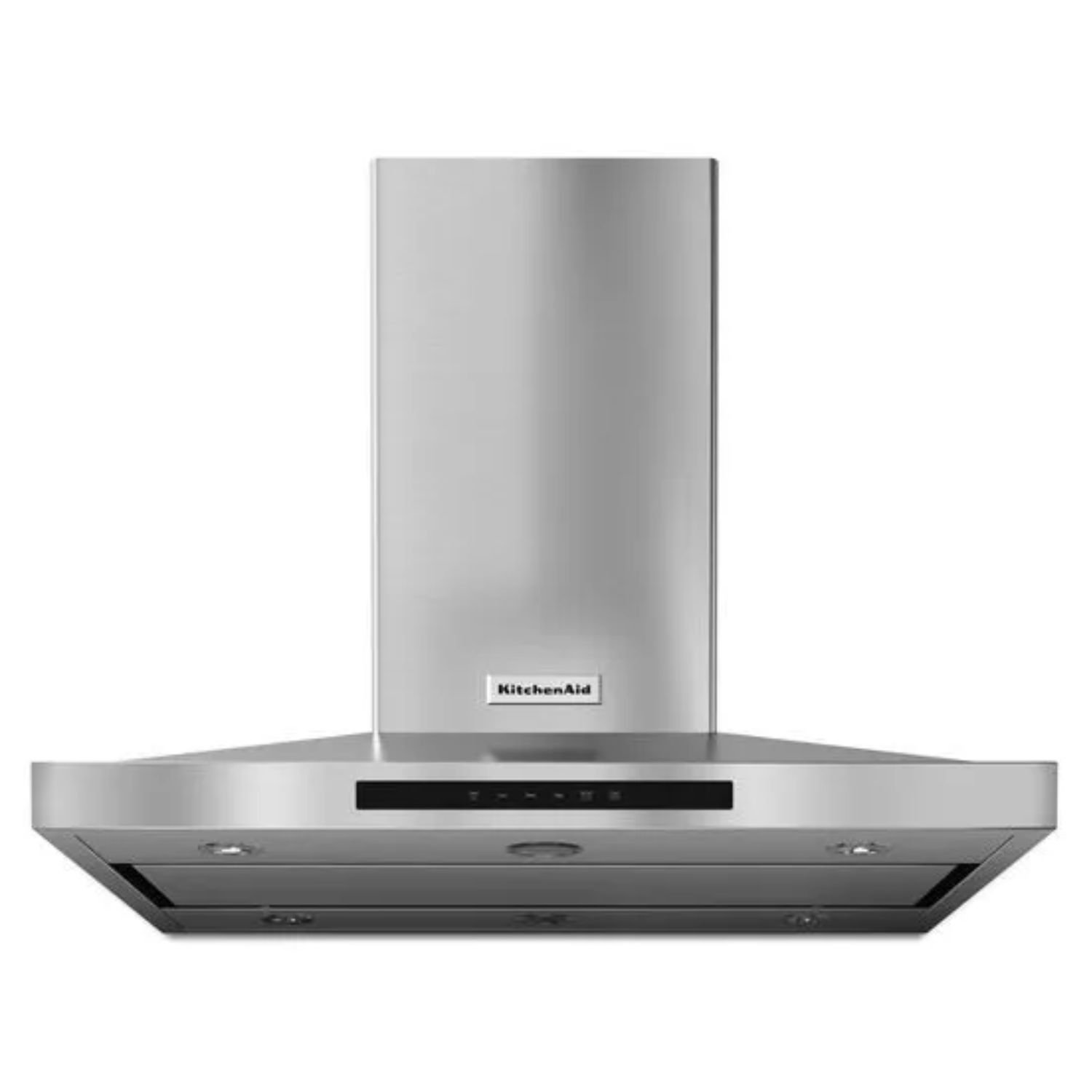 Campana Extractora KITCHEN AID 90 cm Isla KVIB606DSS Gris