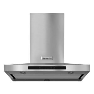 Campana Extratora KITCHENAID 76 cm Peninsula KVWB600DSS Gris