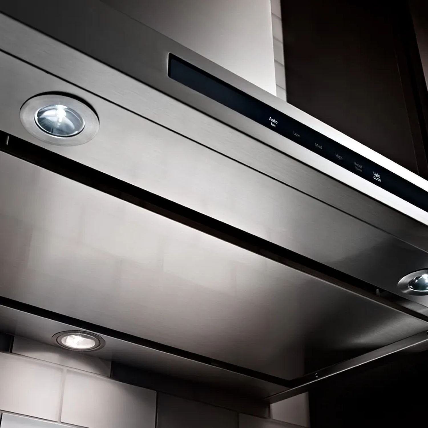 Campana Extratora KITCHENAID 76 cm Peninsula KVWB600DSS Gris - Image 2