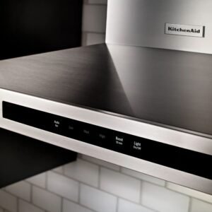 Campana Extratora KITCHENAID 76 cm Peninsula KVWB600DSS Gris - Image 3