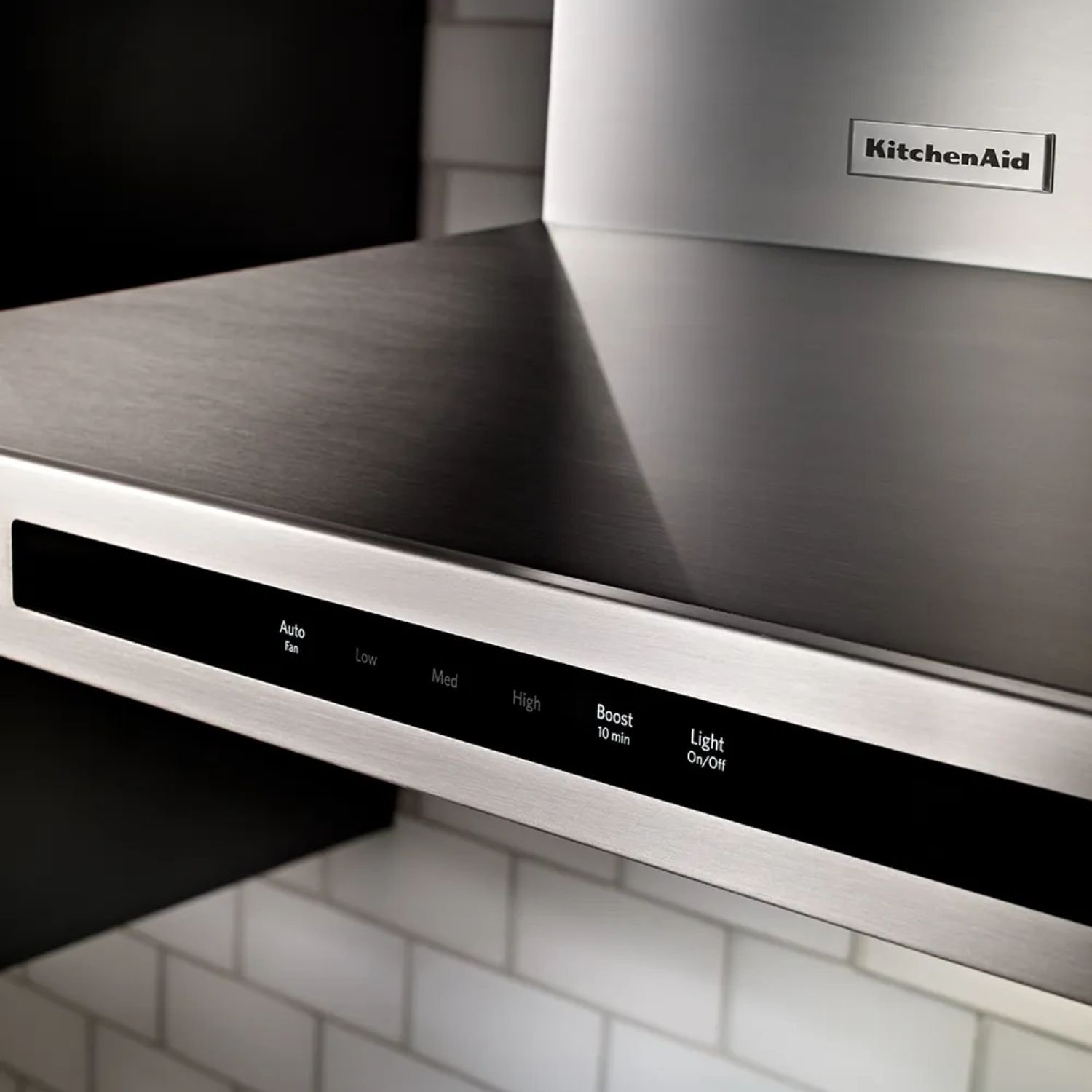 Campana Extratora KITCHENAID 76 cm Peninsula KVWB600DSS Gris - Image 3