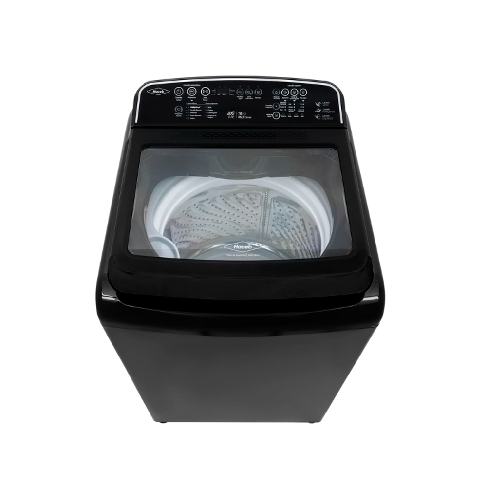 Lavadora HACEB 16 Kg Carga Superior LAV ZOU 16 KG D NE Gris - Image 3
