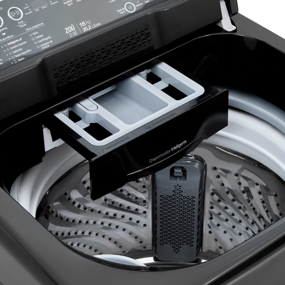 Lavadora HACEB 16 Kg Carga Superior LAV ZOU 16 KG D NE Gris - Image 4