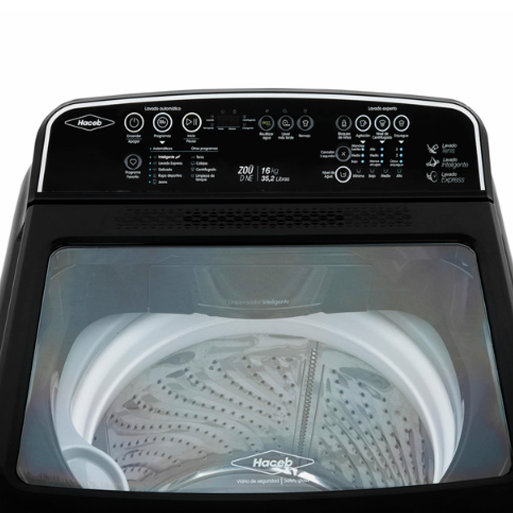 Lavadora HACEB 16 Kg Carga Superior LAV ZOU 16 KG D NE Gris - Image 5